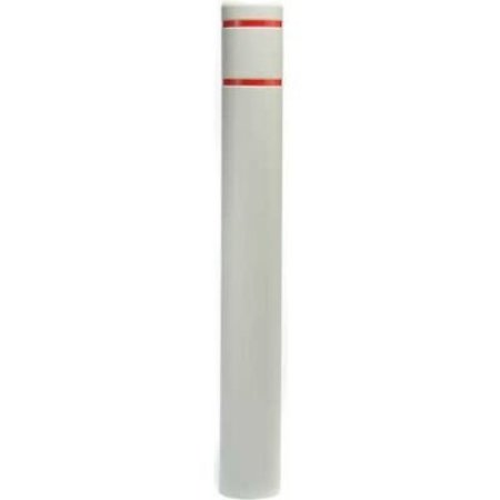 POST GUARD Post Guard¬Æ Bollard Cover, 4-1/2"Dia. X 64"H, Grey W/No Tape CL1385CC64